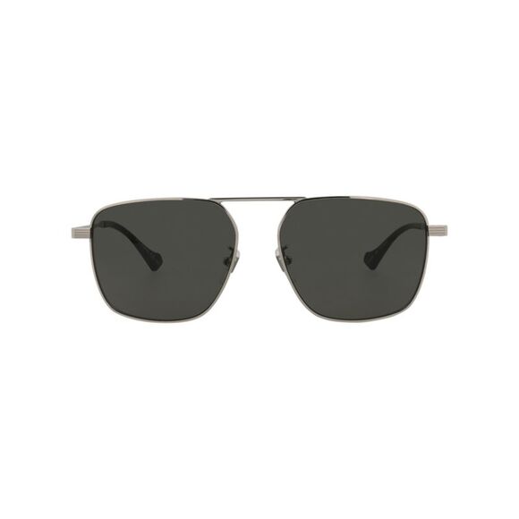 Gucci Aviator-Frame Metal Sunglasses Silver Mens - Picture 1 of 6